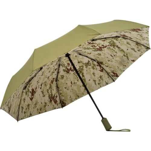 Umbrella Parasol Accessories Double Layer Rainwear Camouflage Outdoor Waterproof Sunproof Easy To Open Windproof Folding