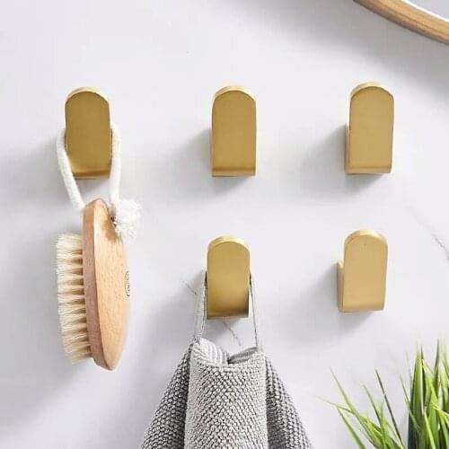 1PC Wall-Mounted Clothes Hook Hook Bathroom Coat Hook Bedroom Robe Hook Coat Hook Living Room Home Accessories