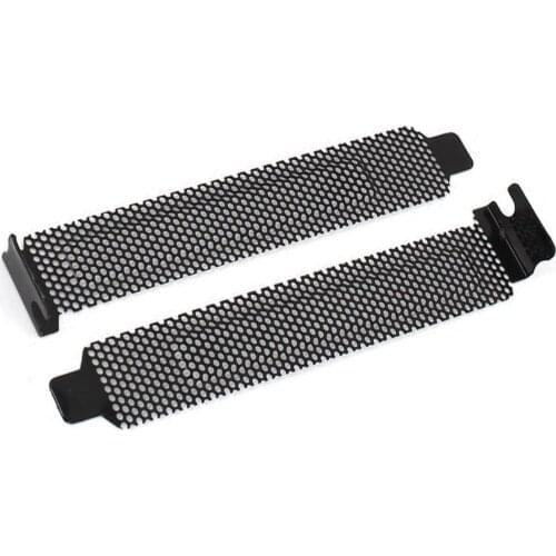 10 Pcs Hard Steel Dust Filter Blanking Plate PCI Slot Cover w Screws