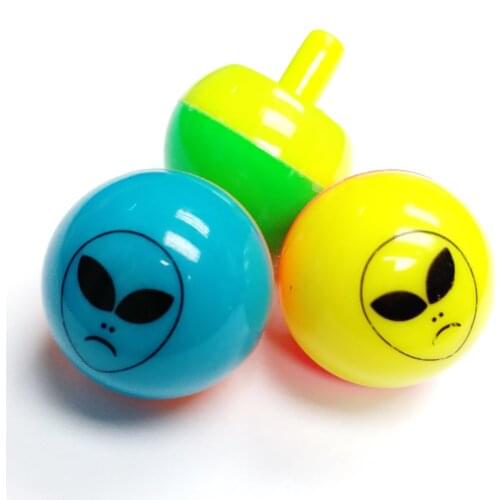 12pcs alien UFO et ball spin tops Toys 419-3 Boys Kids Toys Birthday Party Pinata Bag Filler Loot Favors Gift Prizes Novelty