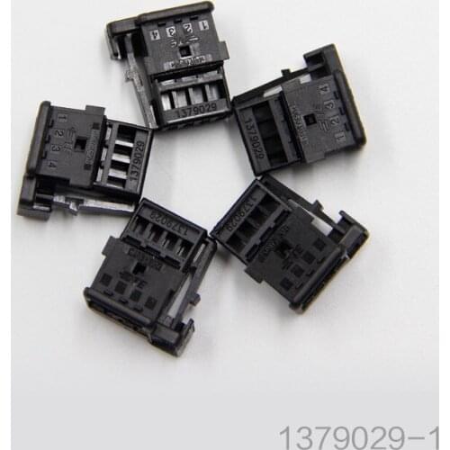 2/4/10/20/50/100pcs/lot 4 Pin/Way TE/AMP MQS RECEP HSG POS MAT Auto Connector Plug With Terminal 1379029-1