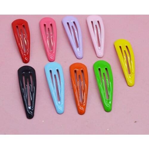 30pcs/lot 5cm spray paint multi-color BB hair clip Children hair clip