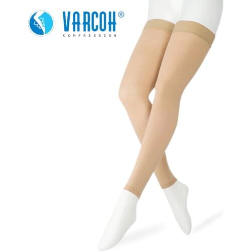 20-30 mmHg Thigh High Medical Compression Stockings For Womens Mens Support Varicose Veins Travel Flight Anti-Fatigue