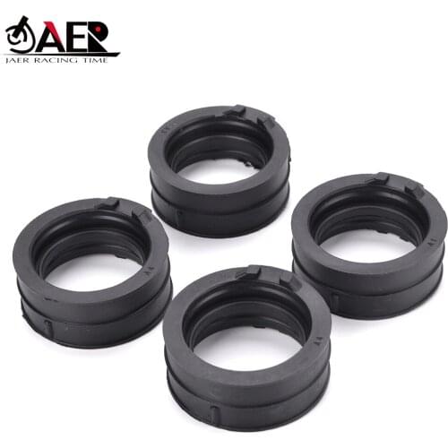 JAER 4PCS Motor Manifold Intake Carburetor Rubber Connector Adapter For Yamaha FZR1000 ZF750R YZF750 YZF1000R Thunderace YZF1000