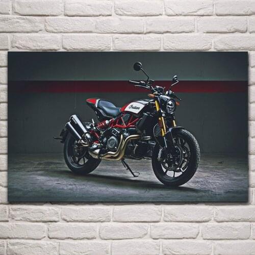 Cool ftr 1200 studio bikes superbikes motorcycle artwork living room home art decor wall print wood frame fabric poster KP954
