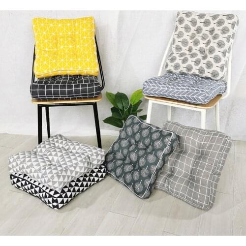 Square Pouf Tatami Cushion Pillow Floor Cushions Linen Cotton Seat Pillow Pad Throw Pillow Cushion