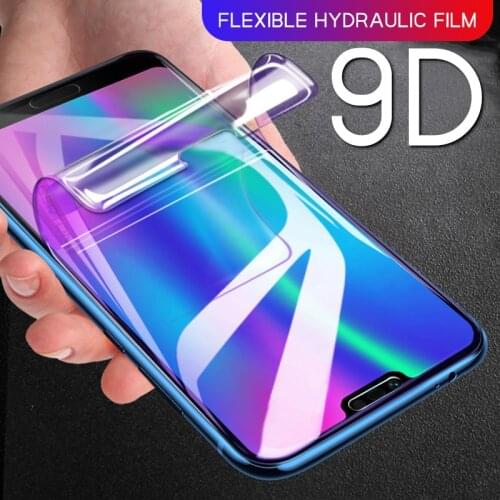 9D Full Cover Screen Protector Film For Huawei Honor 20 Pro 10 Lite 8X View 20 V20 10i 20i Soft Hydrogel Film Not Tempered Glass