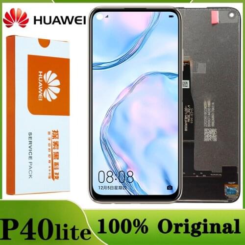 Original 6.4" For HUAWEI P40 Lite Nova 6SE LCD Display Touch Screen For Huawei P40 Lite LCD Digitizer Assembly Replacement