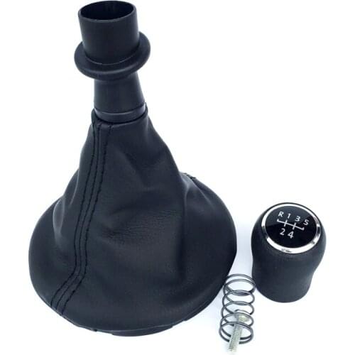5/6 Speed Car Manual Gearbox Shift Knob Gear Stick Gaiter Boot For Volkswagen Transport T5 T5.1 Gp T6 2003-2015 Interior Parts