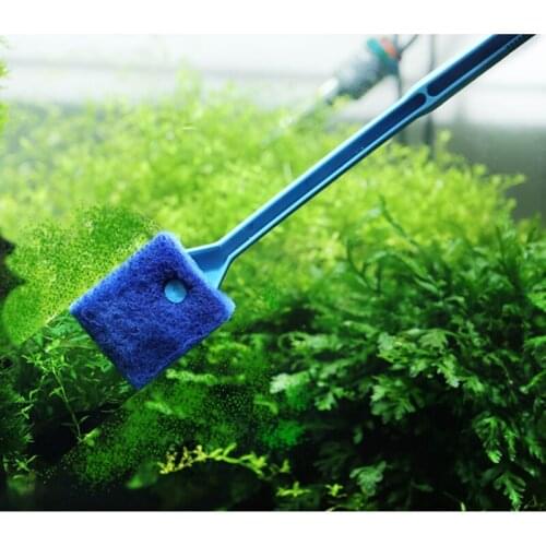 Aquarium Fish Tank Double Sided Clean Brush Glass Floating Algae Glass Cleaner Scrubber Tool Window Cleaning Accessories