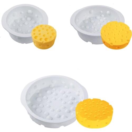 4/6/8 Inch Round Cheese Shape Silicone Mold Round Silicone Mousse Cake Mould Cheese Mousse Mold Cake Decoration Tools Cake Tools