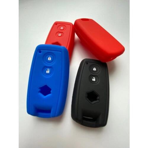 Silicone Cover Case For SUZUKI Swift Sport Grand Vitara SX4 SCORSS Remote Key Holder Bag 2BTNS