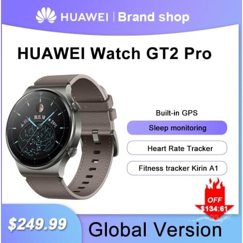 Original Huawei Watch GT 2 Pro Smart Watch GPS 14 Days Battery Life 5ATM Wireless Charging Heart Rate Sleep Monitoring GT2 Pro