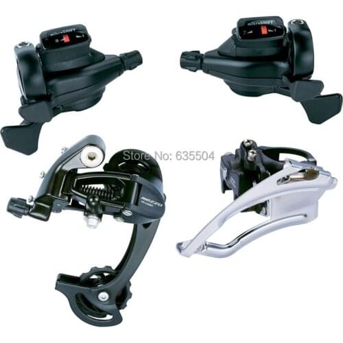 Top TS70-7 Conjoined DIP 7 Speed Trip Derailleur MTB Muntain Bike Derailleur Set Group microSHIFT Compatible for Shimano