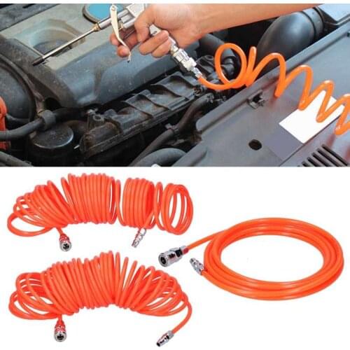 5X8mm Air Compressor Pipe Ventilation Exhaust Pneumatic Hose Pipe Tube With Connector Strong Performance For Compressor Air Tool