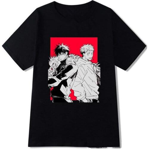 Jujutsu Kaisen Woman T-shirt Graphic Japanese Anime Tshirt Hip Hop Top Tees Male