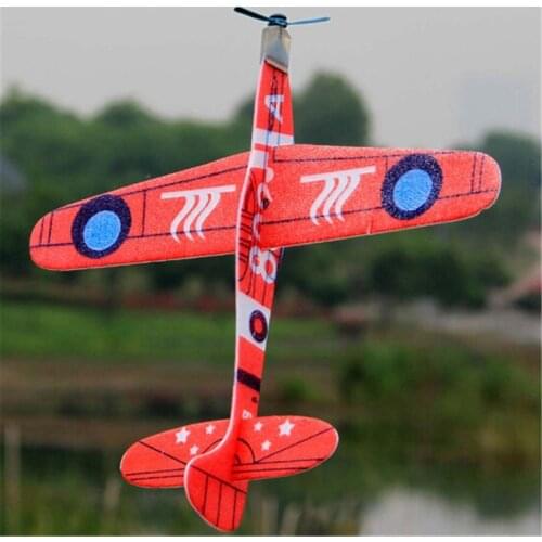 1PCS 19cm Hand Throw Flying Glider Planes EPP Foam Airplane For Kids Random Color Mini Drone Aircraft Model Toys Baby Toy
