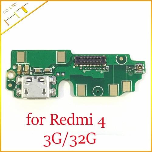 10pcs for Xiaomi Redmi 4 official 3G 32G version USB Charger Charging Port Ribbon Flex Cable Micro USB Dock Connector Redmi4 pro