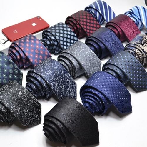 16 Style Neck Tie Men Skinny necktie wedding ties Polyester Navy Paisley fashion Mens Business Bowtie Shirts Accessories