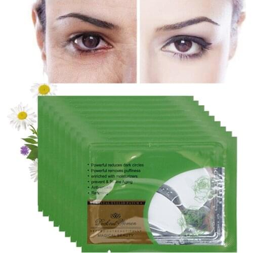 5Pairs Collagen Crystal Eye Mask Eyelid Patches Eyes Care Moisture Anti-Wrinkle Beauty Gel Eye Mask Patch Remove Dark Circles