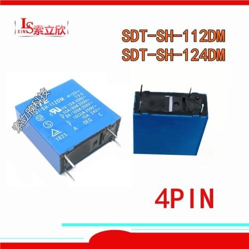 5PCS/10PCS 100%Original New Relay SDT-SH-112DM-12VDC SDT-SH-112DM SDT-SH-124DM SDT SH 112DM 12VDC 24VDC 4PINS 10A