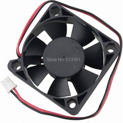 5Pcs Gdstime 2Pin 24V 5015 50x50x15mm 50MM DC Mini Radiator Cooling Fan Cooler