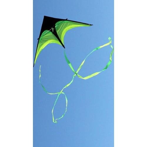Outdoor Fun Sports Kite Accessories /10m-30m Green with Black Tail For Delta kite/Stunt /software kites Kids