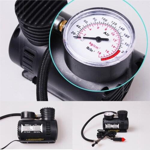 CARPRIE Car Inflatable Pump 12v Car Electric Mini Compact Compressor Pump Bike Tyre Air Inflator 300psi New mar14
