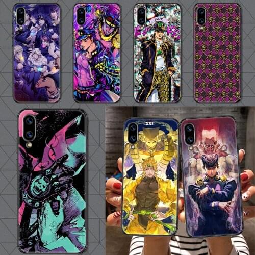 JoJos Bizarre Adventure JoJo Anime Phone case For Huawei Honor 6 7 8 9 10 10i 20 A C X Lite Pro Play black luxury waterproof