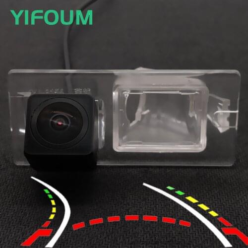Fisheye HD Dynamic Trajectory Wireless Car Rear View Backup Camera For Fiat Freemont 500 2009-2014/Dodge Journey 2011-2016
