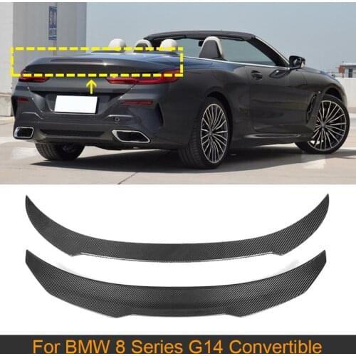 Carbon Fiber Rear Trunk Spoiler Wing for BMW 8 Series G14 Convertible 2 Door 2018 - 2021 Car Rear Trunk Boot Lip Wing Spoiler