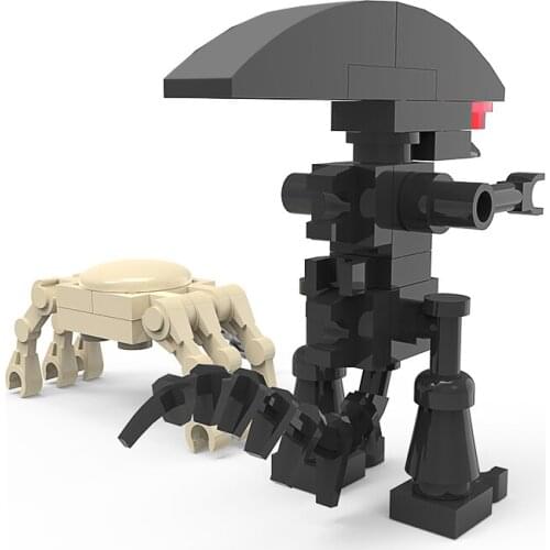 MOC Facehugger Biochemical Animal Movie Monster Building Blocks Kit Parasite Model Bricks Idea Assemble Toy For Children Gift