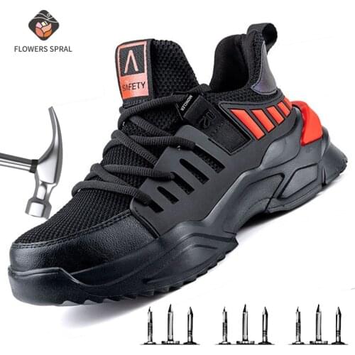 Lightweight And Comfortable Mens And Womens Sports Safety Shoes, Anti-Piercing Foot Protection Structure, Outdoor Work Boots