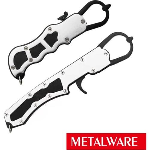 Best Aluminum Alloy Fishing Pliers Lightweight Fishing Tackle Fish pliers Metal material clip Fishing Gripper Tool