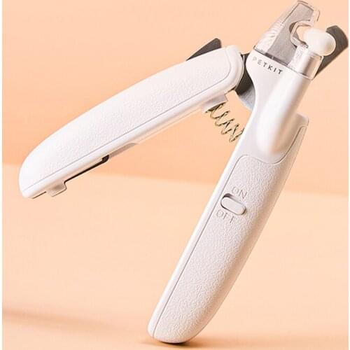 LED Light Pet Nail Clippers Trimmer Cutter with Nail File Professional Dog Nail Clipper Safe Grooming Tool for Dogs Cats Rabbits