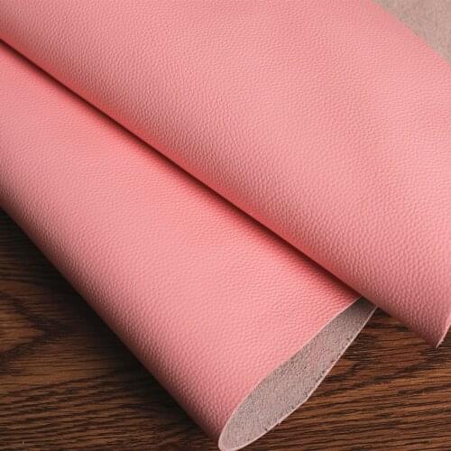 Pink Cowhide Leather Material lychee Pattern upholstered Sofa First Layer cowhide fabric leather Leather Fabric Whole Leather
