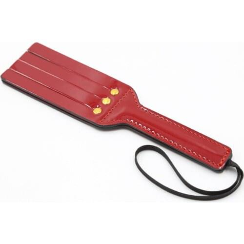 Sex Toys Bright Leather Racket Spanking Black Flirting Female Toy Paddle