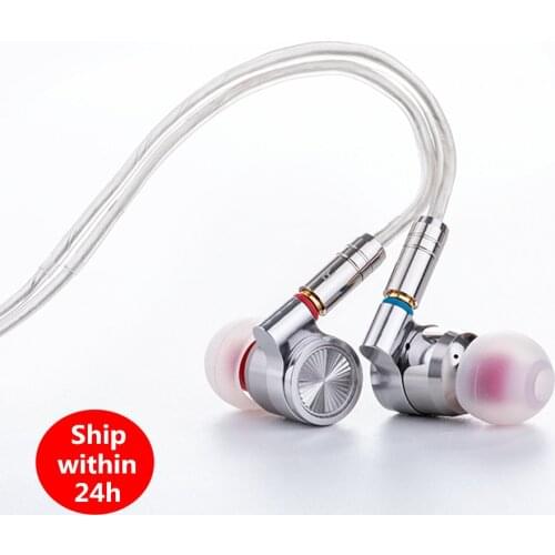 Tinhifi T4 In Ear Earphone 10mm CNT Dynamic Driver HIFI Bass Earphone Metal 3.5mm Earphone Earbud With MMCX Cable TIN P1 T3 T2
