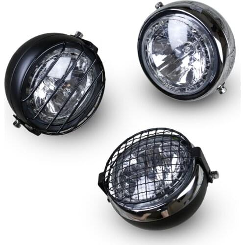 Universal 6.5Iinch 12V 35W Vintage Classic Retro Motorcycle GN MASH EMARK Customized Headlight Headlmp Led Driving Light EC DOT