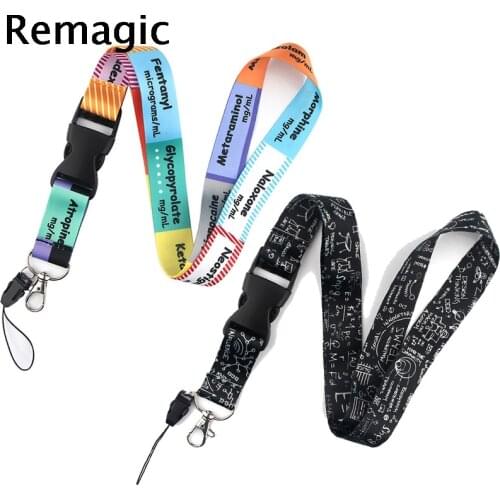 Equation Lanyard for Keys Phone Cool Neck Strap Lanyard for Camera Whistle ID Badge Cute webbings ribbons Gifts decorations gift