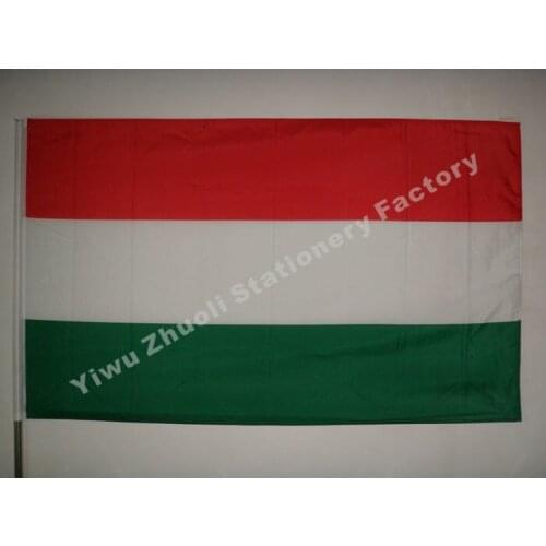 Hungary Flag 150X90cm (3x5FT) 115g 100D Polyester Double Stitched High Quality Free Shipping flag/Banner Outdoor Indoo