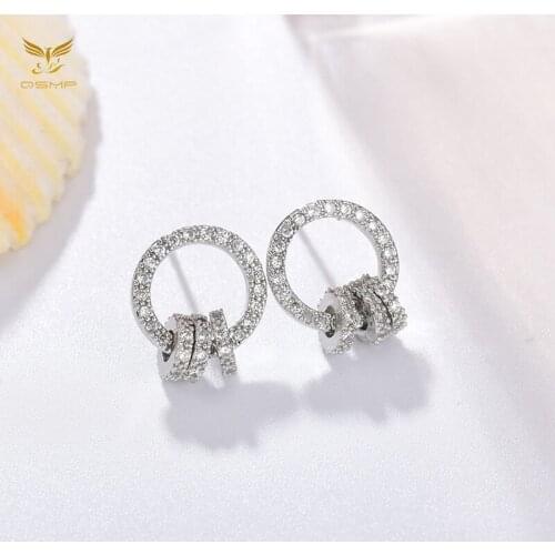 XF-EH035 Womens Fashion Korean Earrings Jewelry for Women Round String Earrings Gift Earrings for Women 2020