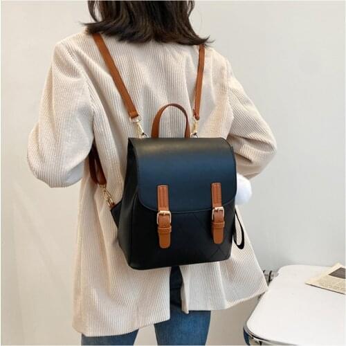 Womens Backpack Bag 2021 Anti-Theft Cheap Laptop Fashion Summer Handbag Shoulder Leather Mini Female Bag