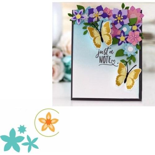 Starry Flowers Metal Cutting Dies Stencils Artistic Flowers Die Cuts For Card Making New 2019 Dies Scrapbooking