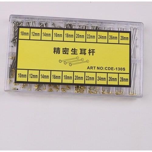200 pcs/Lot Watch Strap Spring Bar Tubes Screw Lug Type Tool Parts Sets For Watches Band Repair