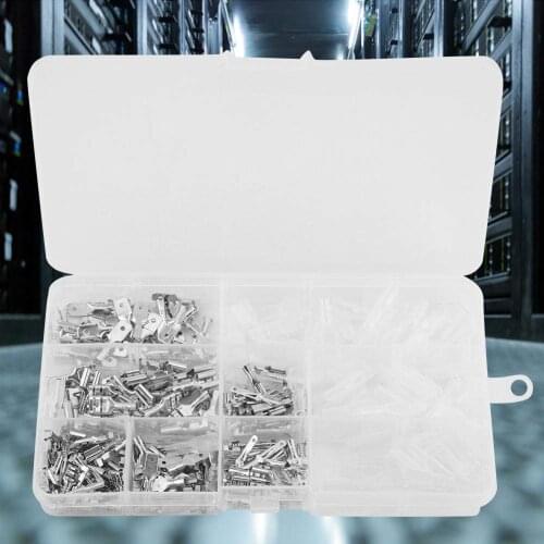 270/135/120pcs 2.8/4.8/6.3mm Crimp Terminals Insulated Seal Electrical Wire Connectors Crimp Terminal Connector