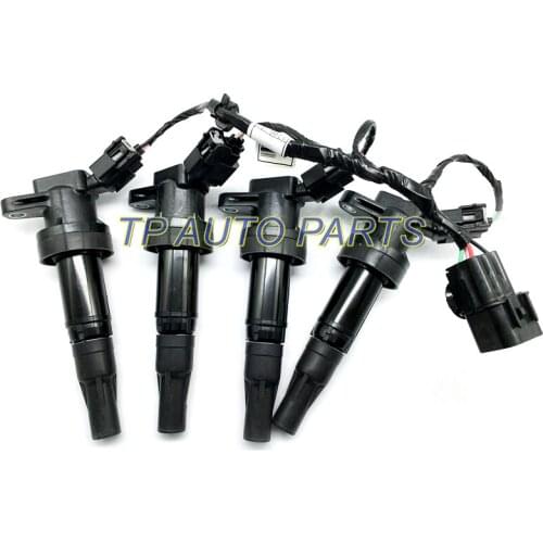 4 Ignition Coil with firewire for Hyun-dai Sonata/ Santa FE /Ki a Optima Sorento OEM 27301-38020 273013802