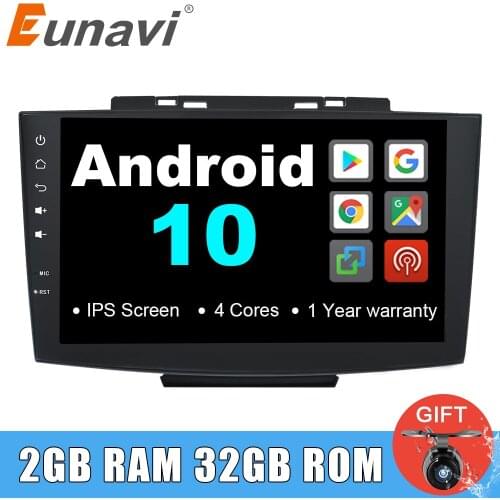 Eunavi 9 inch Double 2 Din Android 10 Car Multimedia Radio Stereo for Haval H5 GPS Navigation 1024*600 HD GPS IPS headunit pc bt