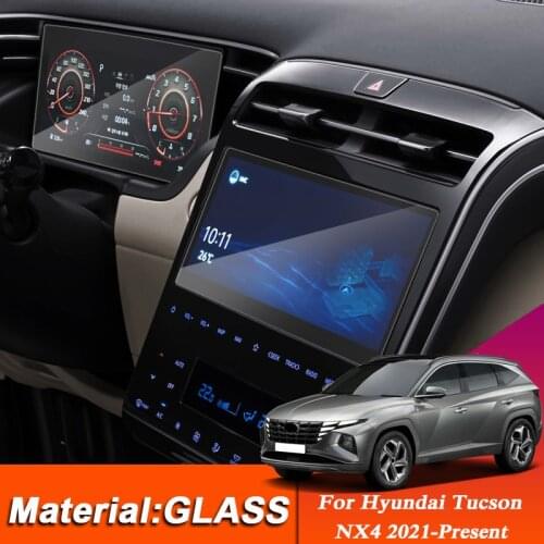 Car Styling Dashboard Display Protective Film Sticker For Hyundai Tucson NX4 2021-Present GPS Navigation Screen Film Accessories