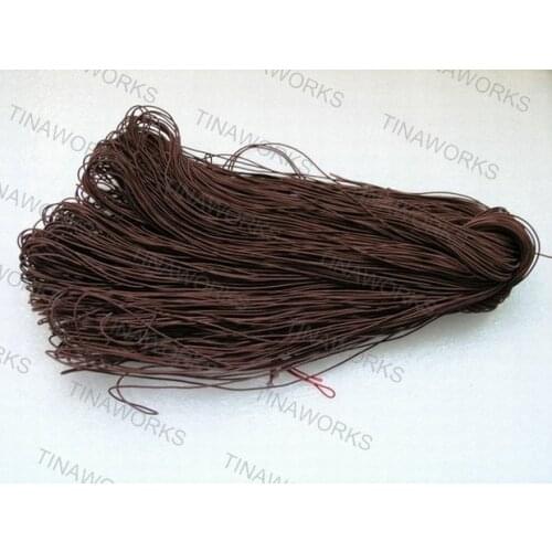 FREE SHIPPING 260 Brown Stretch Elastic Beading Cord 1MM